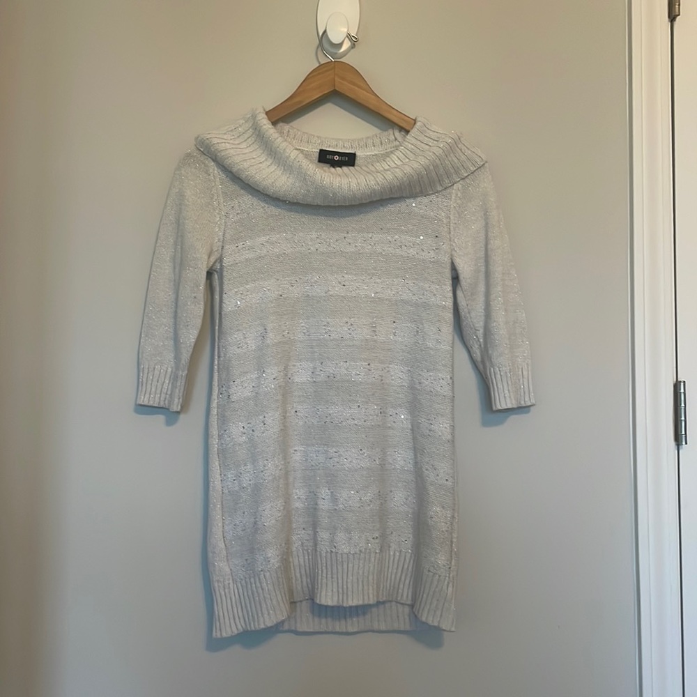 Amy Byer Sequin Sweater Dress Sz XL